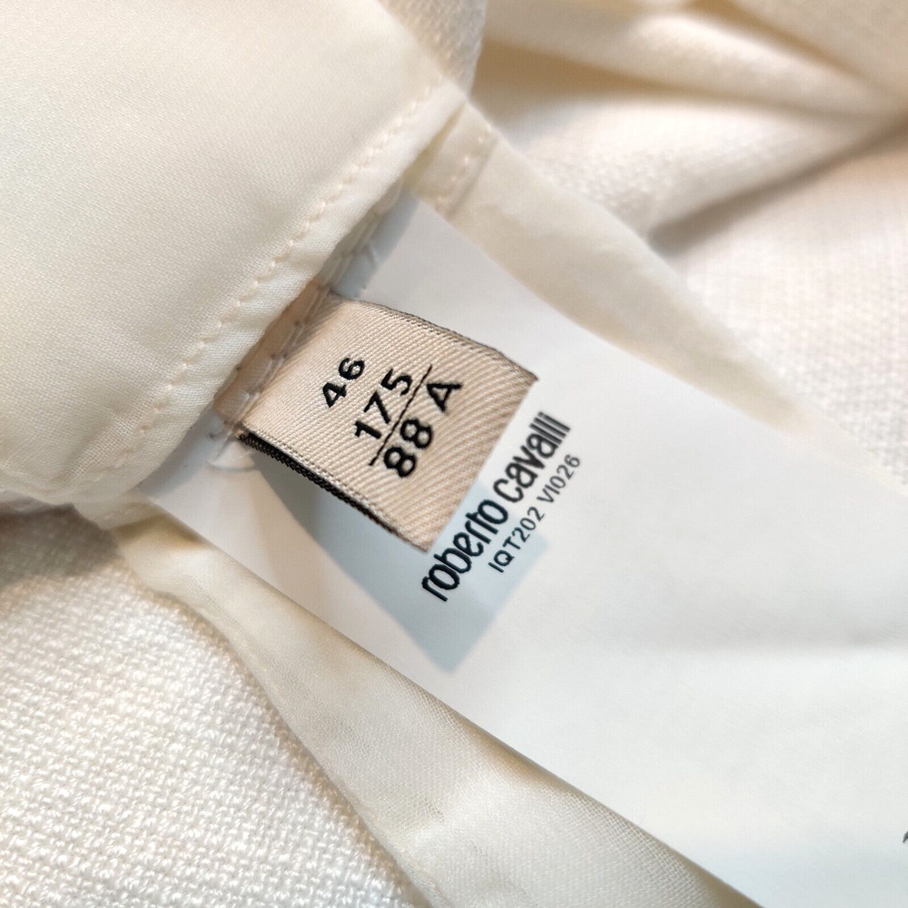 Roberto Cavalli Womens Wide Leg Shorts Size 10 L White Laces Designer Italy $949 - Picture 8 of 16
